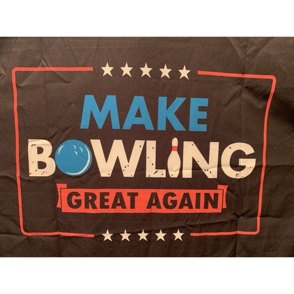 XXL Make Bowling Great Again Bowling Hawaiian NEW w/o Tags Polyester/Spandex - Picture 3 of 16